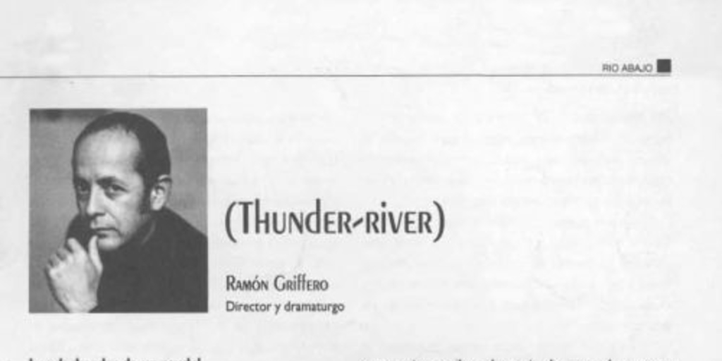 (Thunder/river)