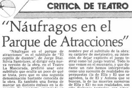 Náufragos en el parque de atracciones