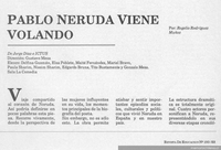 Pablo Neruda viene volando