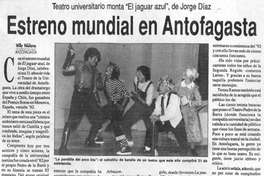 Estreno mundial en Antofagasta