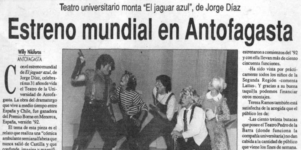 Estreno mundial en Antofagasta