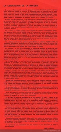 La liberación de la imagen
