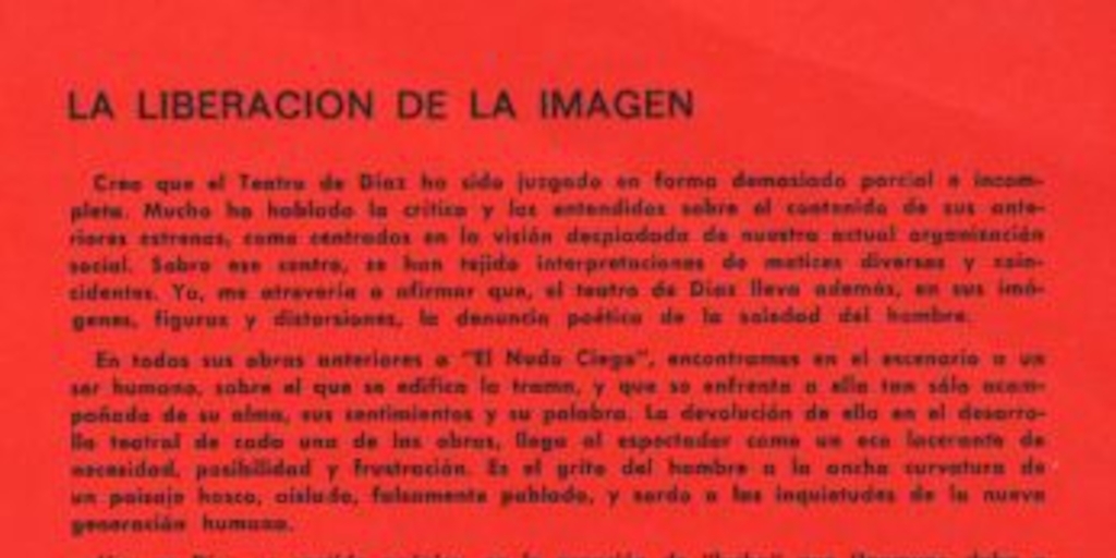 La liberación de la imagen