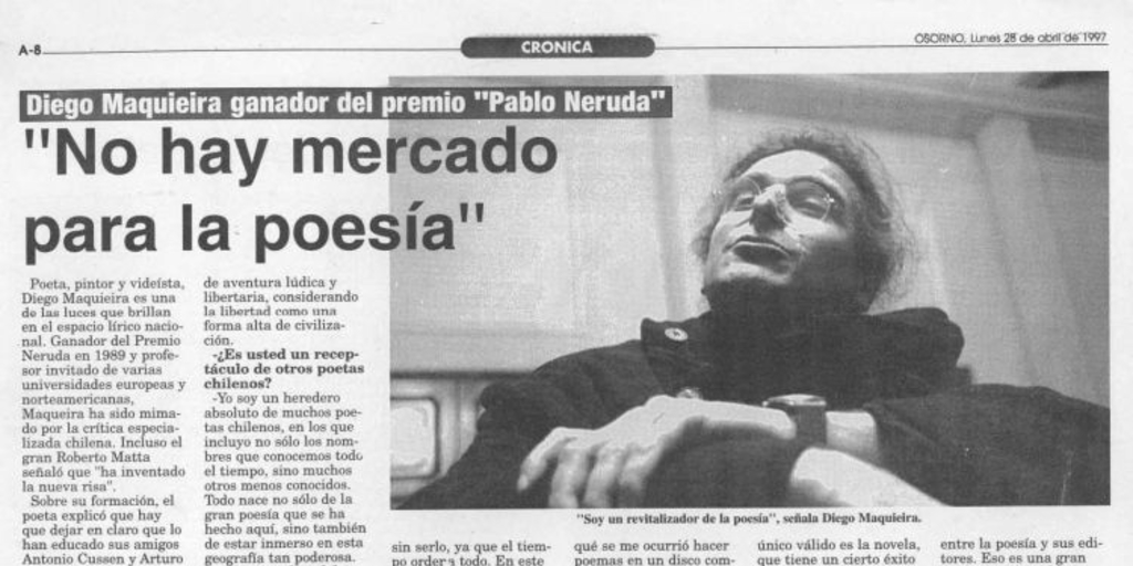 No hay mercado para la poesía