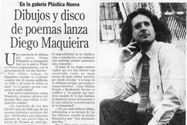 Dibujos y disco de poemas lanza Diego