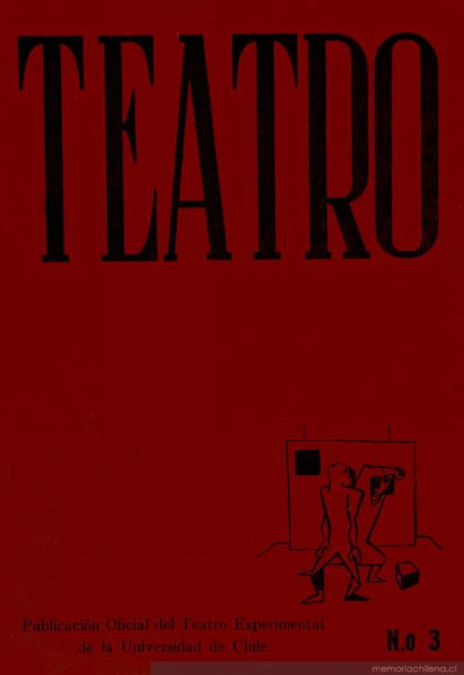 Portada de Teatro: número 3, mayo-junio de 1946 - Memoria Chilena,  Biblioteca Nacional de Chile