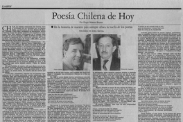 Poesía chilena de hoy