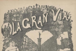 Zarzuela "La gran vía" editado por Brandt, 1900