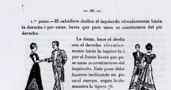 Instrucciones de mazurca, hacia 1900