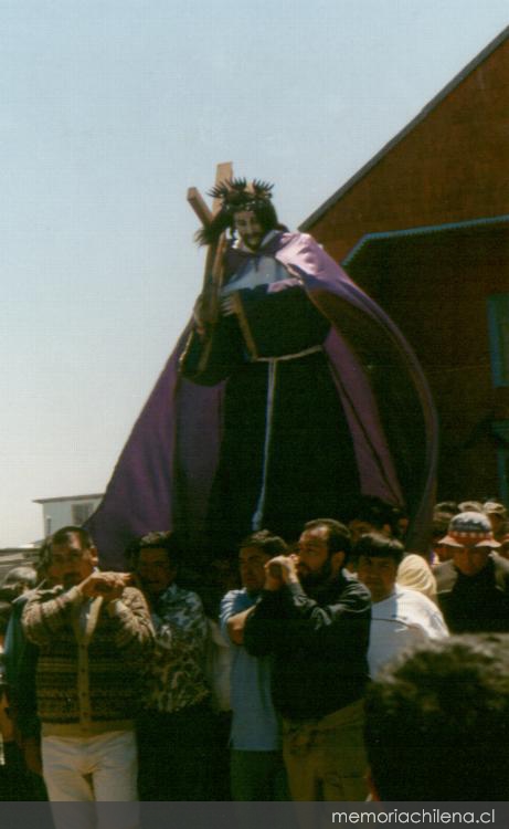 Fiesta religiosa del Nazareno de Cahuach, Chiloé, 2001