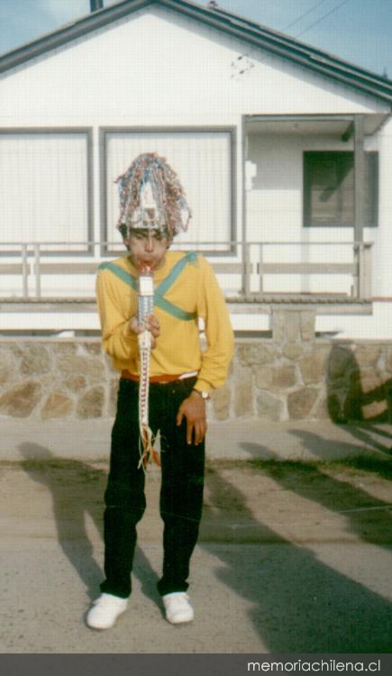 Baile Chino en fiesta de San Pedro, Maitencillo, 1995