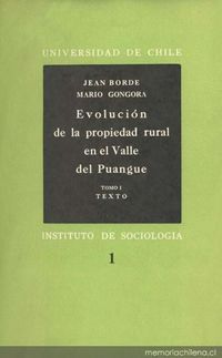 Evolución de la propiedad rural en el Valle de Puangue