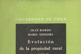 Evolución de la propiedad rural en el Valle de Puangue