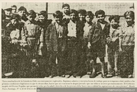 Niños trabajadores de Cristalería Chile, 1941