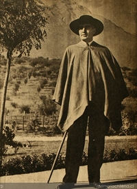 Juan Antonio Ríos vestido de huaso, ca. 1946
