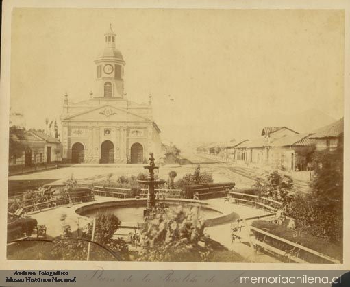 Iglesia Recoleta Franciscana y Plaza Recoleta, ca. 1910