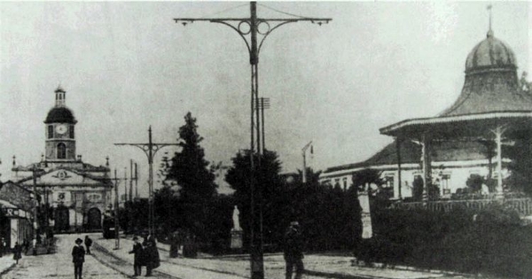 Plaza y Avenida de la Recoleta, 1905