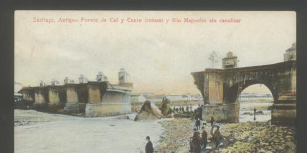 Antiguo Puente de Cal y Canto, destruido