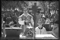 Misa en la fiesta del roto chileno, Plaza Yungay, 20 de enero de 1947