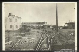 Estación de trenes El Teniente, Rancagua, ca. 1920