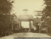 Fachada del antiguo Matadero, ca. 1900