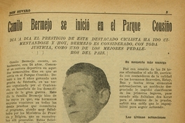 Camilo Bermejo se inició en el Parque Cousiño