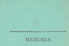 Memoria sobre el asesinato del Ministro Portales