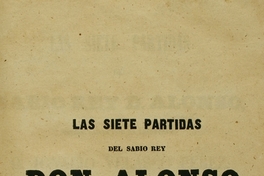 Las siete partidas