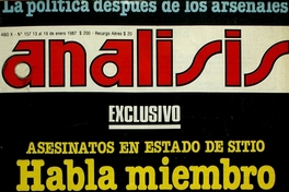 Análisis: año 10, n° 157-167, enero-marzo de 1987