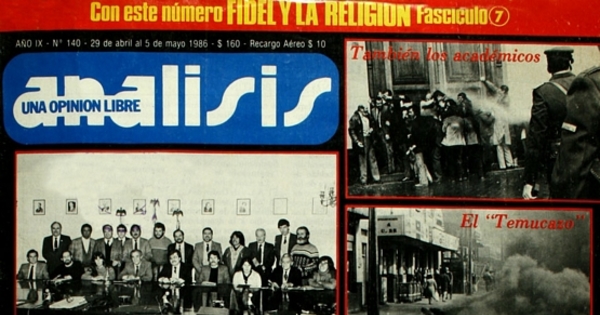 Análisis: año IX, n° 140-155, abril-septiembre de 1986