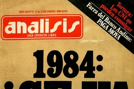 Análisis: n° 72-80, enero-abril de 1984