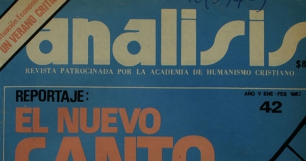 Análisis: año 5, n° 42-46, enero-junio de 1982