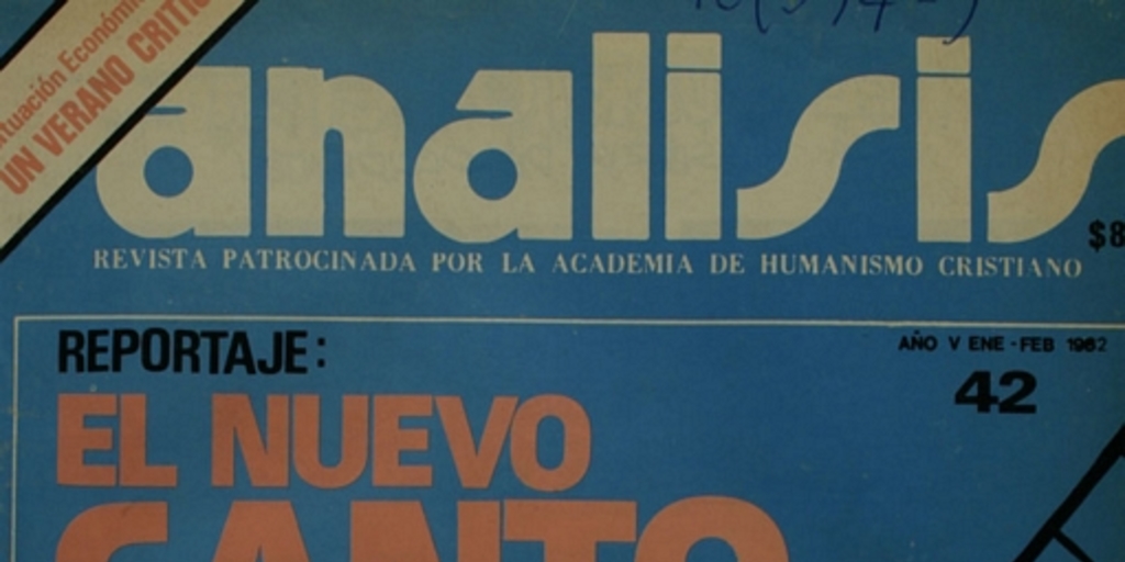 Análisis: año 5, n° 42-46, enero-junio de 1982