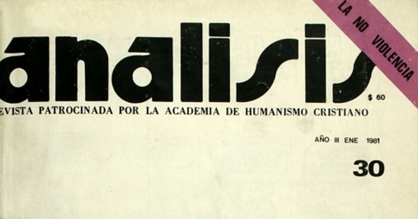 Análisis: n° 30-41, enero-diciembre de 1981