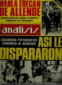 Análisis: n° 194 del 28 de septiembre al 4 de octubre de 1987 al n° 207 del 28 de diciembre de 1987 al 3 de enero de 1988