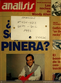 Análisis : n° 424-432, septiembre a diciembre de 1992