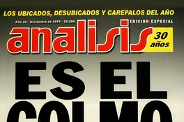 Análisis: año 30, diciembre de 2007