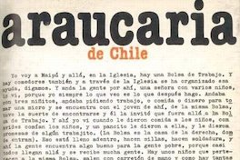 Arpillera realizada por las mujeres de los presos políticos chilenos, 1979