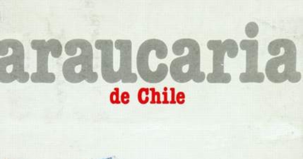 Araucaria de Chile, Nº 36, 1986