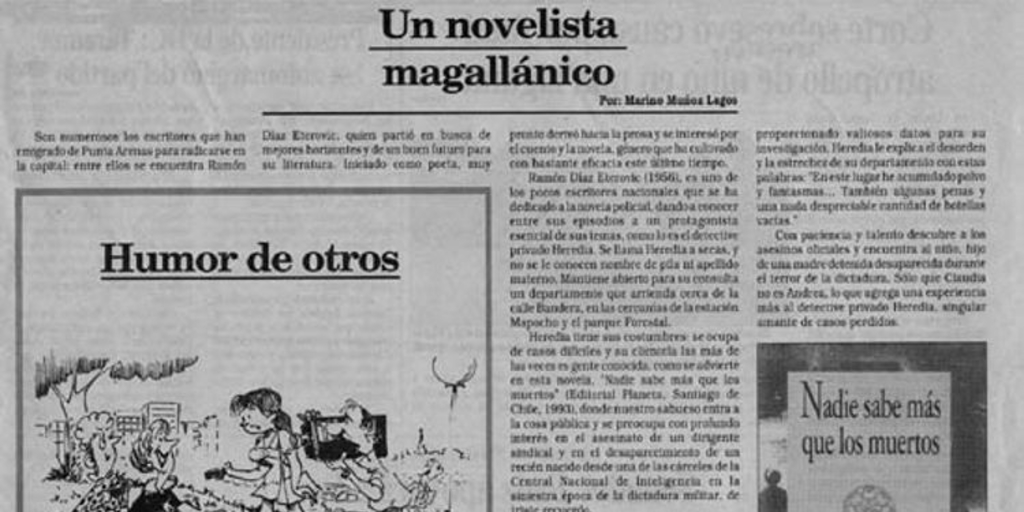 Un novelista magallánico