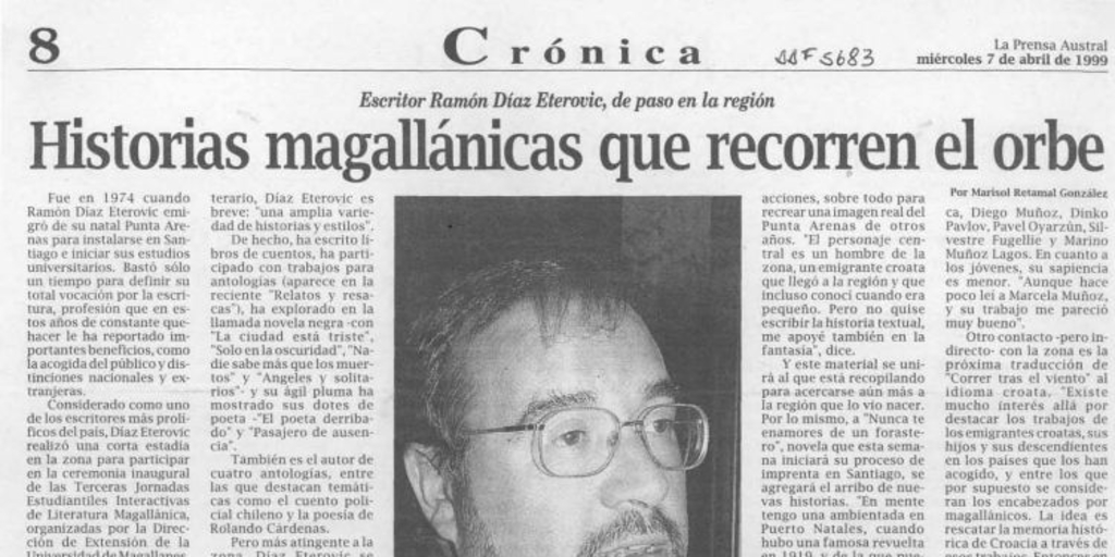 Historias magallánicas que recorren el orbe