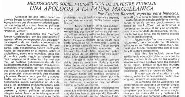 Una apología a la fauna magallánica