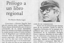 Prólogo a un libro regional