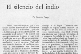 El silencio del indio