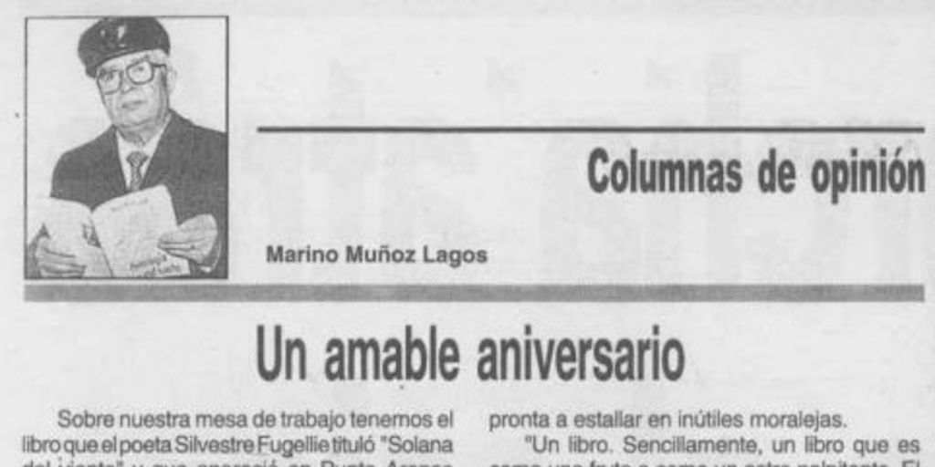 Un amable aniversario