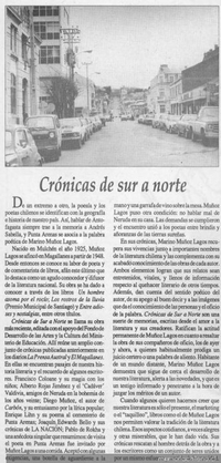 Crónicas de sur a norte