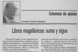 Libros magallánicos : suma y sigue