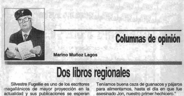 Dos libros regionales