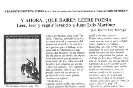 Y ahora, qué haré? leeré poesía