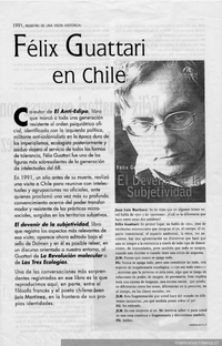 Félix Guattari en Chile